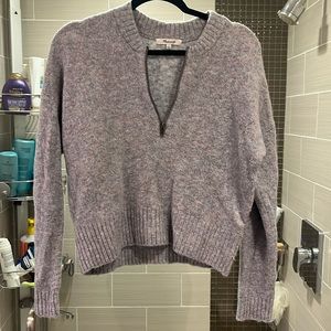 Madewell cropped sweater